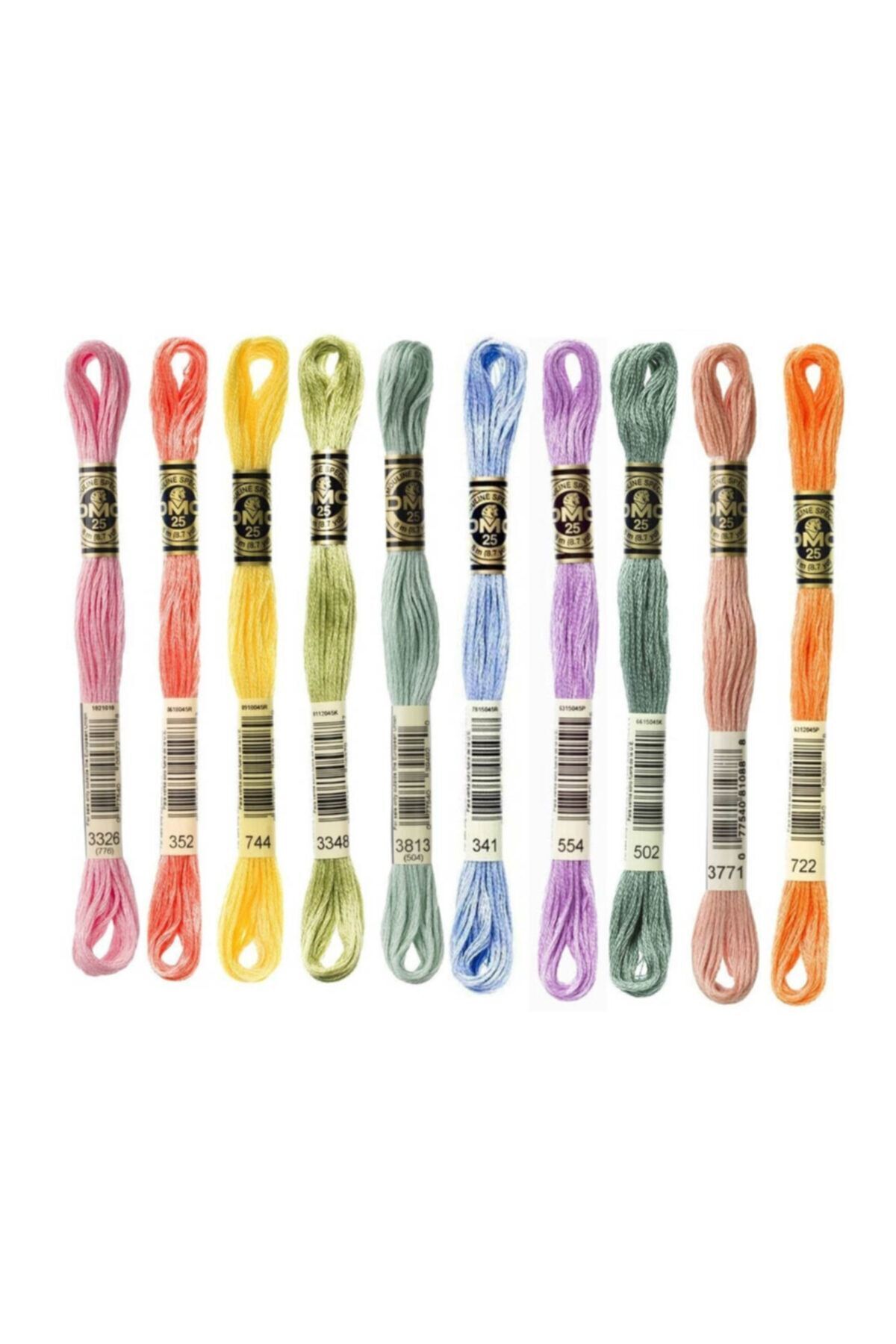 Muline 10 Pastel Renk Etamin Kanaviçe Goblen Iplik Seti Muline 10 Pastel Renk Etamin Kanaviçe Goblen Iplik Seti