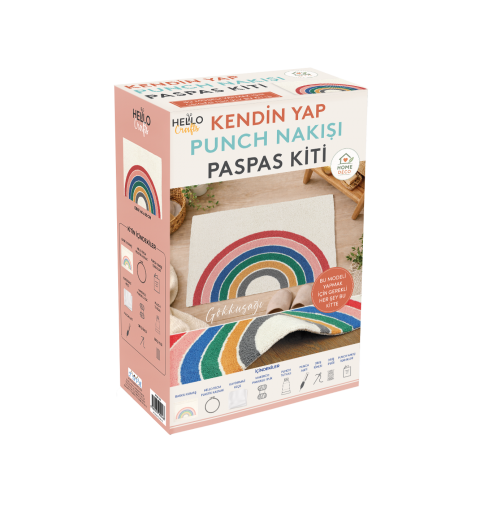 Punch Nakışı Paspas Kiti